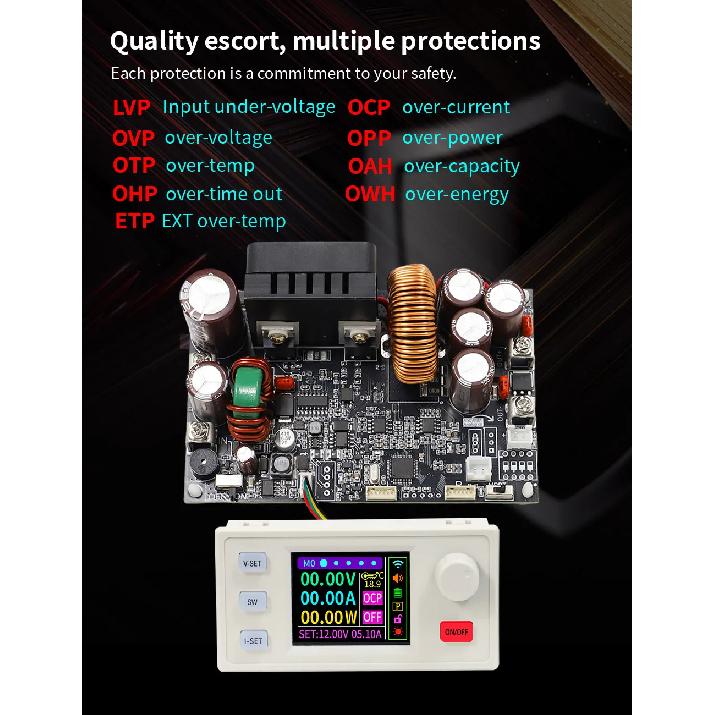 XY7025S 1750W 25A CNC BUCK DC Power Supply  Adjustable CV CC CW Step-Down Converter MPPT Charging 12-85V To 0-70V WIFI 485 IR