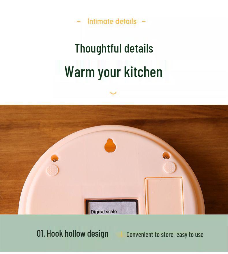 High-Precision Kitchen Electronic Gram Scale for Cooking, Baking, and Medicinal Use