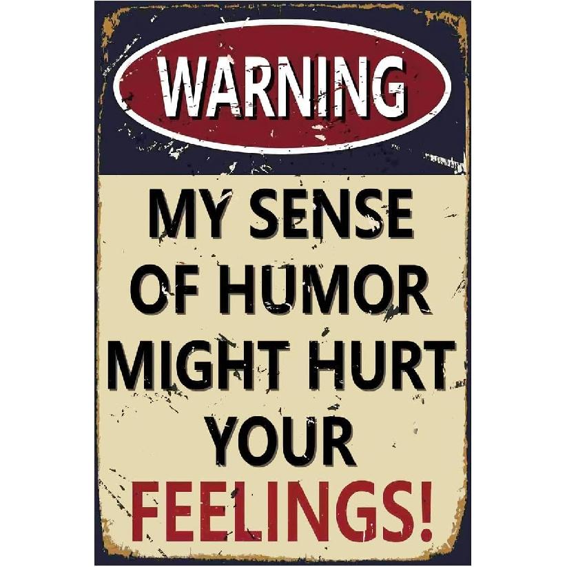 Retro Funny Office Tin Sign Metal Poster Vintage Wall Décor, We Have Worked 0 Days Without Sarcasm, Humor Wall Art Decor Cute Decorations Gifts for tph-270
