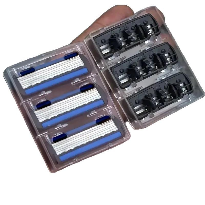 Private Label Six-Layer Black Manual Razor Replacement Blade