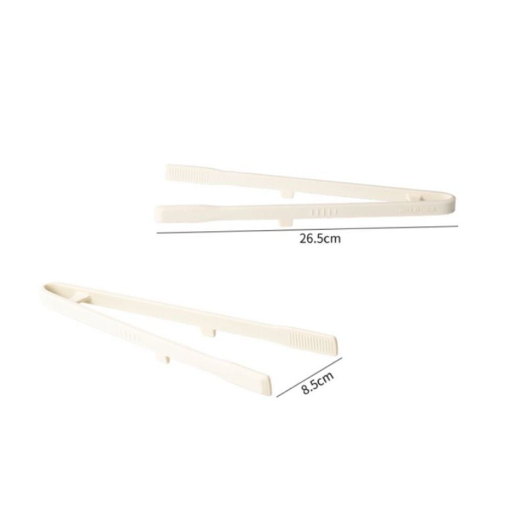 Anti-scalding Bread Cake Clip High-temperature Resistant Long Handle Fried Steak Clip Food Grade Non-Stick Silicone Food Tong