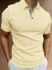 Polo à manches courtes pour homme, design décontracté et élégant, idéal pour un usage quotidien.