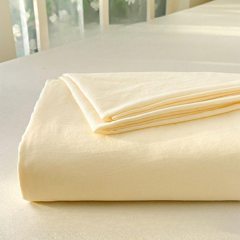 

New Solid Minimalist Striped Bed Sheet, Soft Bedding for Single Double Home and Student Dormitory 120*231cm