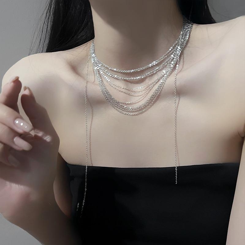 Vintage wielopoziomowy naszyjnik modne kobiety w stylach wielowarstwowe Chokers naszyjniki biżuteria akcesoria prezenty