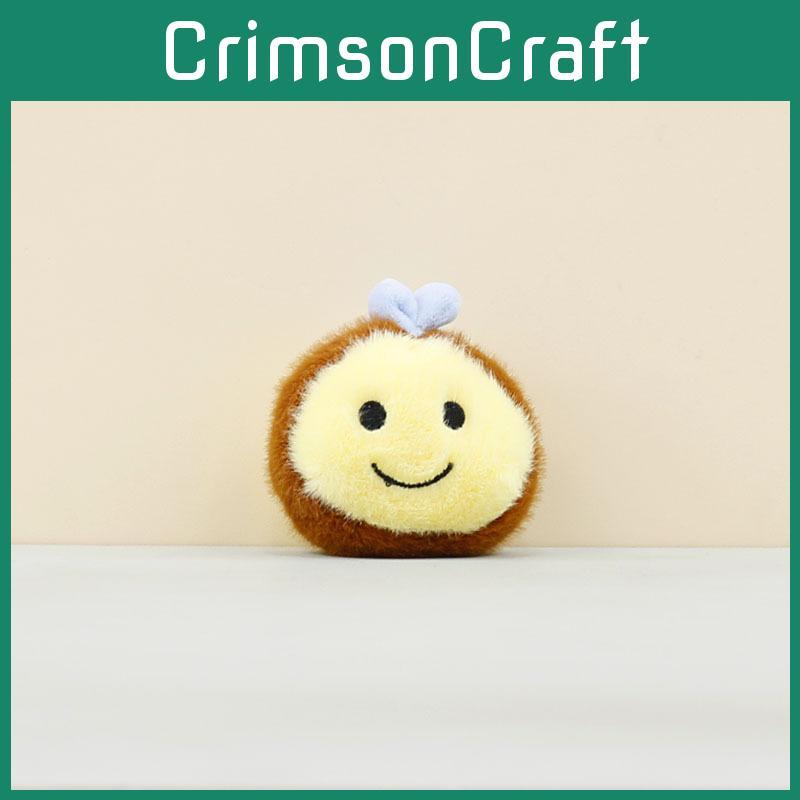 Bee Soft Plush Doll Animal Charm For Bags And Kids Playroom Decor