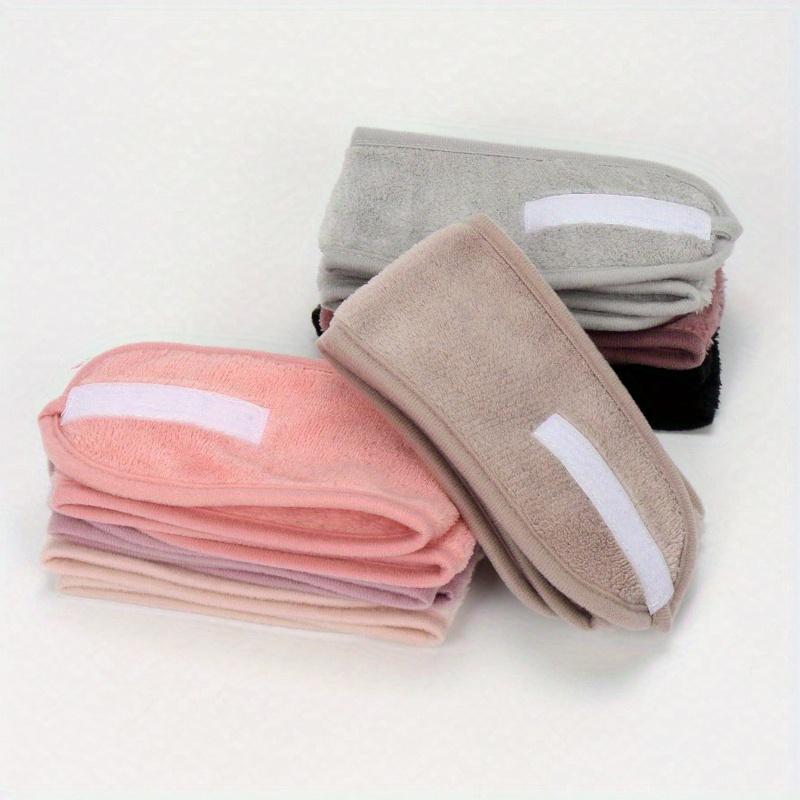 Adjustable Women's Spa Facial Headband, Shower & Makeup Hair Tie Suitable for Washing Face, Soft Towel & Hair Styling Accessory Accessories
