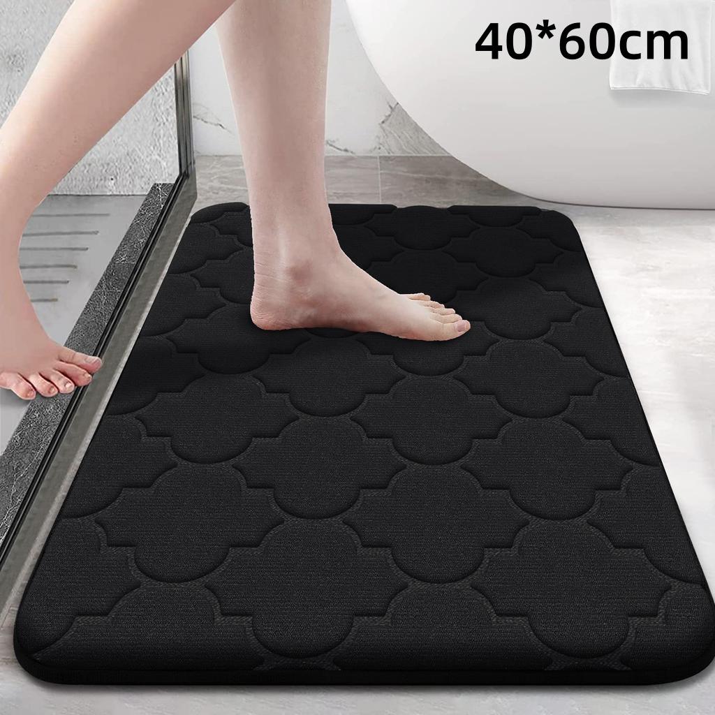 Koupelnový kobereček z paměťové pěny Protiskluzová koupelnová předložka Ultra měkká podložka na podlahu Protiskluzová absorbující vodu a praní v pračce