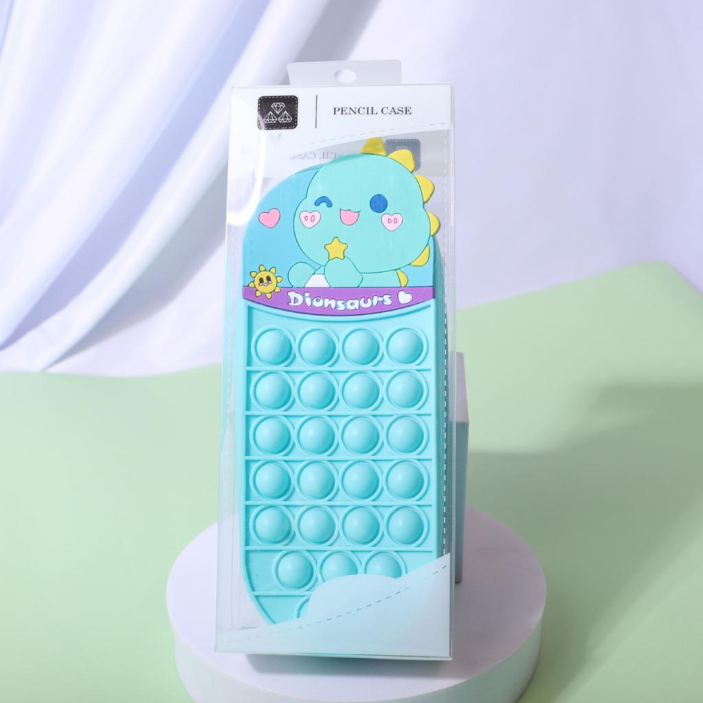Cartoon Unicorn Pencil Case - Press And Squeeze For Relaxation, Large Capacity Pencil Box, Children's Cute Stationery Bag