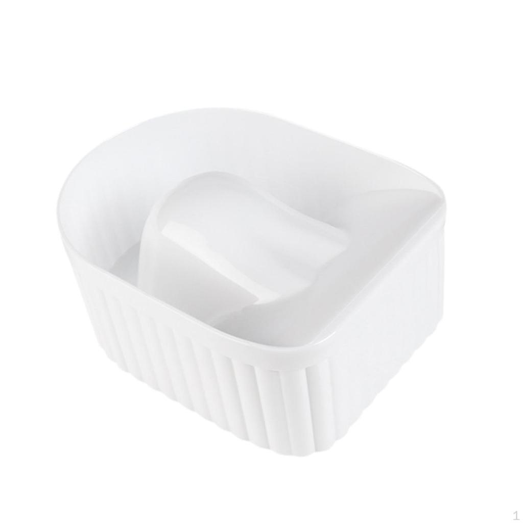 Manicure Hand Soak Bowl Tray, Gel Nail Remover Dish Color Removing Salon