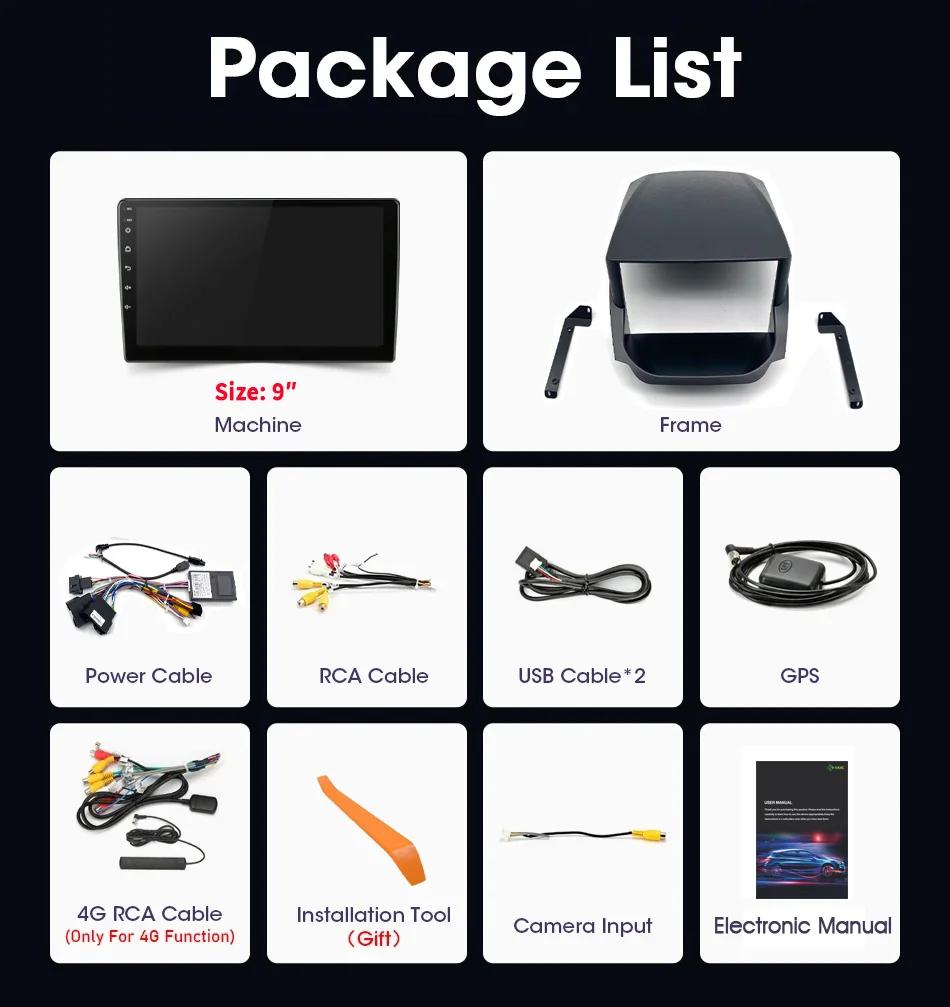 For Ford Ecosport Eco Sport 2014-2018 Car Wireless BT Carplay Radio Android 14 Multimedia 4G GPS Navigation Touch Screen Stereo