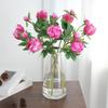 1 Stück Künstliche Blumenstrauß Wunderschöne Seidenpfingstrose Hochzeit Zuhause Tischdeko Arrangement Kunstpflanzen Valentinstag Geschenk Günstig