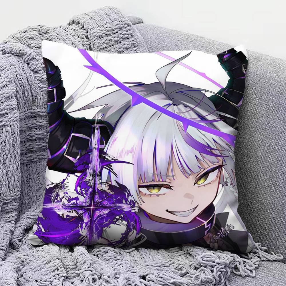 La+ Darknesss Hololive Vtuber Pillow Covers, Home Sofa Cushion Covers And Aecorative Custom