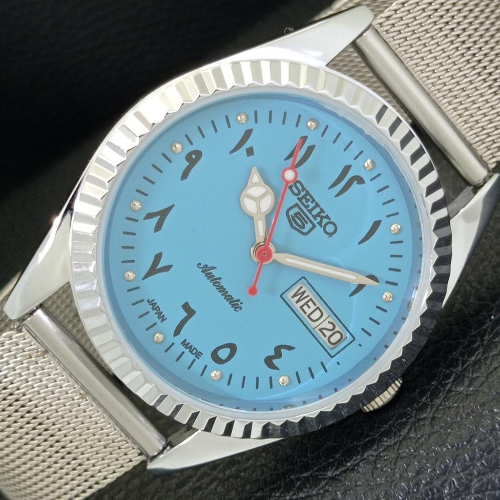 

AUTOMATIC VINTAGE REFURBISHED SEIKO 5 6309A JAPAN MENS ARABIC WATCH a441498-5 Sk-a441498