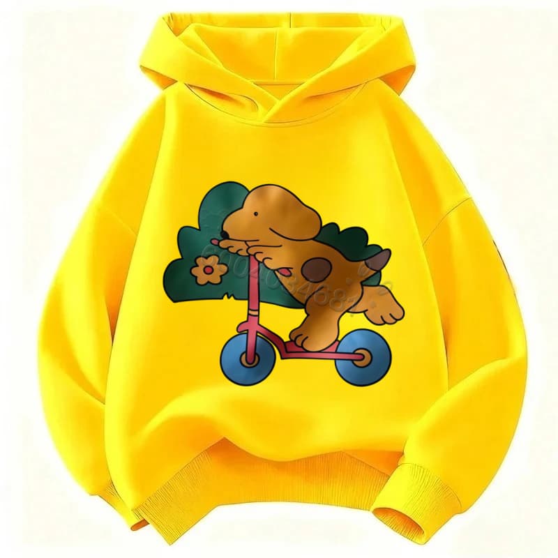 Neuestes Modell - Lässiger Kinder-Kapuzenpullover mit langen Ärmeln. Warmes und bequemes Kapuzenshirt für Winter/Frühling.