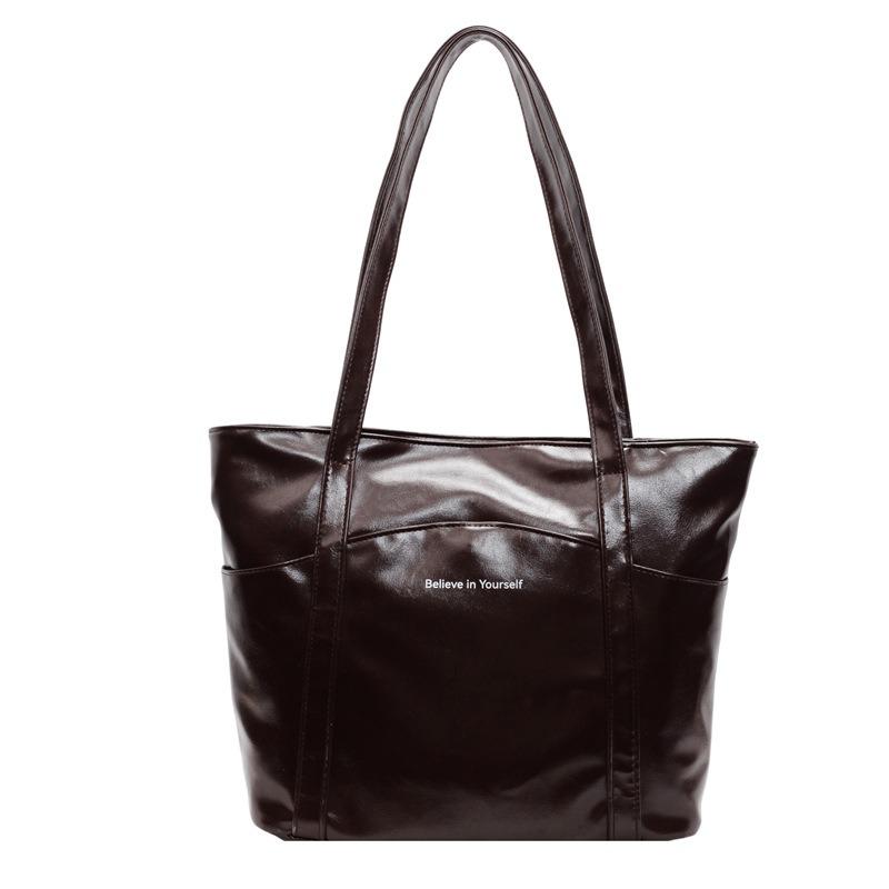 Premium sense large-capacity bag women's autumn and winter new versatile commuter bag simple shoulder tote bag