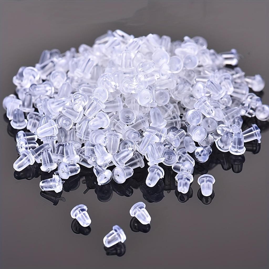 100Pcs DIY Jewelry Earrings Earrings Accessories Anti-silicone Behind-the-ear Plugs Premium Stud Earrings Plugs