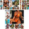 Girls Summer Women Bikini Set Swimwear Pushup Bandage Beachwear Solid Swimsuit