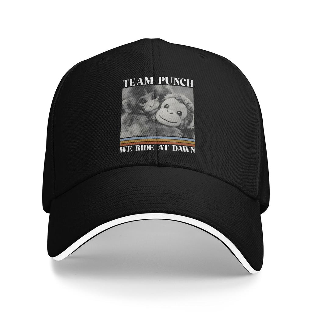 Unisexs WoUnisexs Punch the Monkey Cute Outdoor Hat Trucker Cap Casual Baseball Cap Sunscreen Sunshade