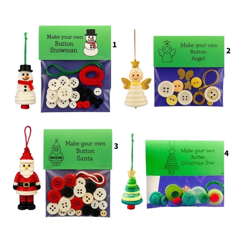 Complete Christmas Craft Set For Handmade Tree Decorations Family Classroom Activities All Materials Included