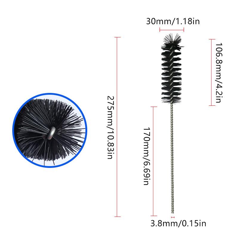 Car Cleaning Tools Engine Maintenance Intake Valve Cylinder Carbon Removal Brush Cleaning Brush Inspection Tool Car Wash Kit