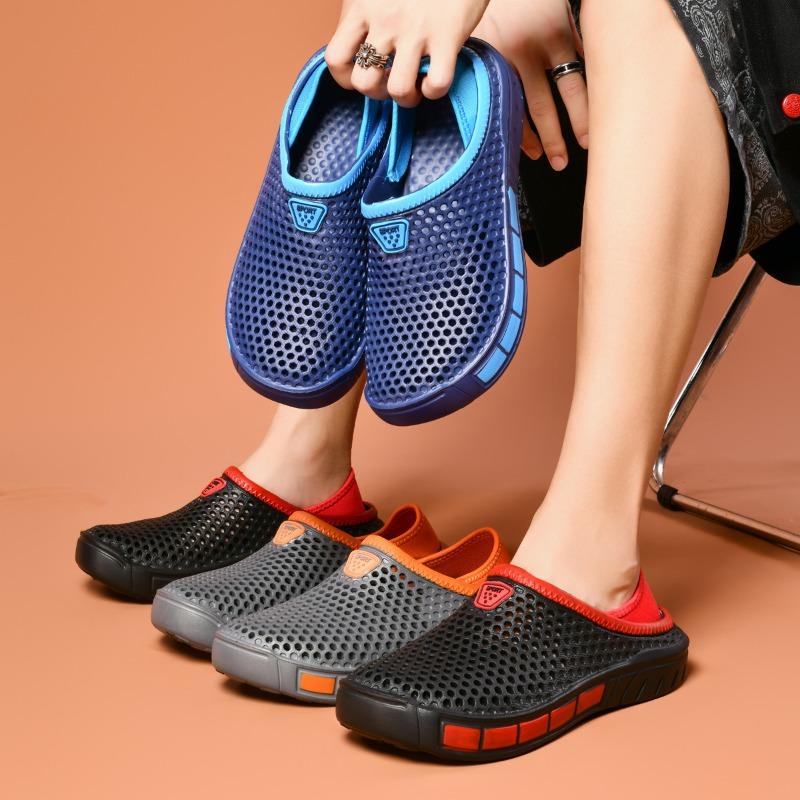 Atmungsaktive EVA-Clogs für Herren, leichte Strand-Freizeitschuhe zum Hineinschlüpfen mit