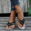 Fashion 2025 NEW Flip-flops Women Wear Non-slip Thick-soled Wedges Women Sandals Slippers In Summer Women Wear Beach Shoes