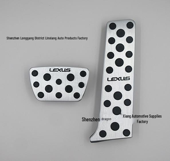 Anwendbar für Lexus ES 2018: Rutschfester Gas- und Bremspedal aus Aluminiumlegierung