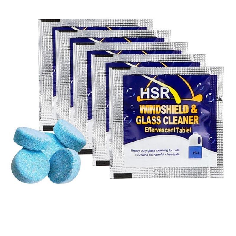 10Pc Car Windshield Glass Washer Cleaner Compact Effervescent Tablets Detergent