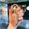 Car Key Case Cover Shell For Honda Civic Car Accessories Cute Bear Keychain, Diamond Car Key Holder