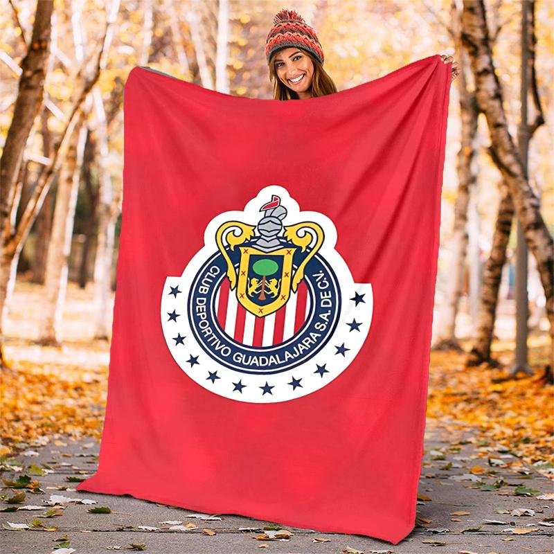 USA FC Flannel Blanket Soft All-Season Throw, Design for Camping, Car Travel, Hiking Sofa, Bed, Office Perfect Gift for Parties