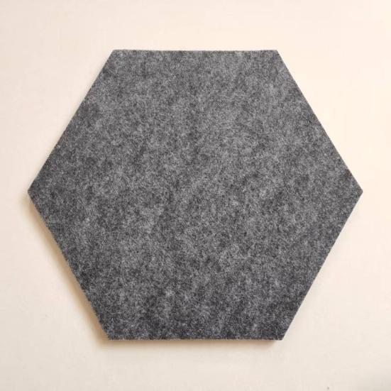 12Pcs Hexagon Soundproof Wall Panel Self-Adhesive Sound Absorbing High Density Thick Acoustic Foam Panel Home Studio Noise Reduction Wall Panel
