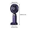 maxiaoxia USB Handheld Fan Mini Portable Student Small Fan Digital Display Folding Aromatherapy Small Electric Fan Small Handheld Fan Rechargeable