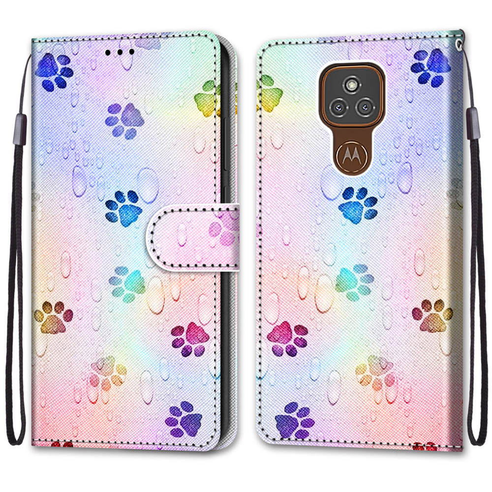 Luxury Painted Leather Case Wallet Book Style Protective Cover for Motorola Moto G85 G75 G55 G35 G34 G24 G15 G05 G84 G54 G32 G14 G13 G23 G53 E20 E30