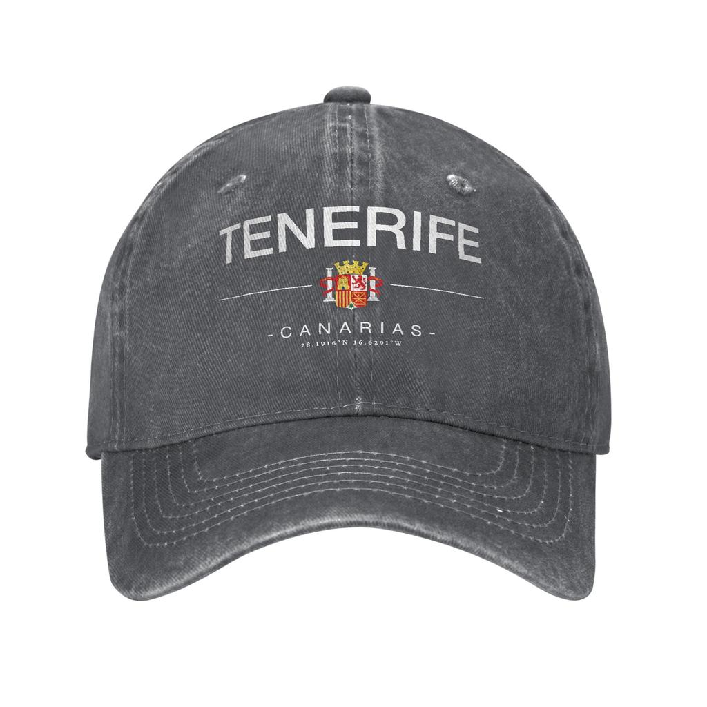Tenerife Sun Baseball Cap Casual Unisex Men Washed Trucker Hat Adjustable Custom DIY Kpop Rock Baseball Caps Birthday Gift