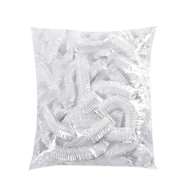 

Одноразовая крышка для еды, пластиковая пленка, водонепроницаемая кухонная сумка для хранения свежих фруктов, сумка для хранения овощей, эластичный пластиковый пакет 100PCS