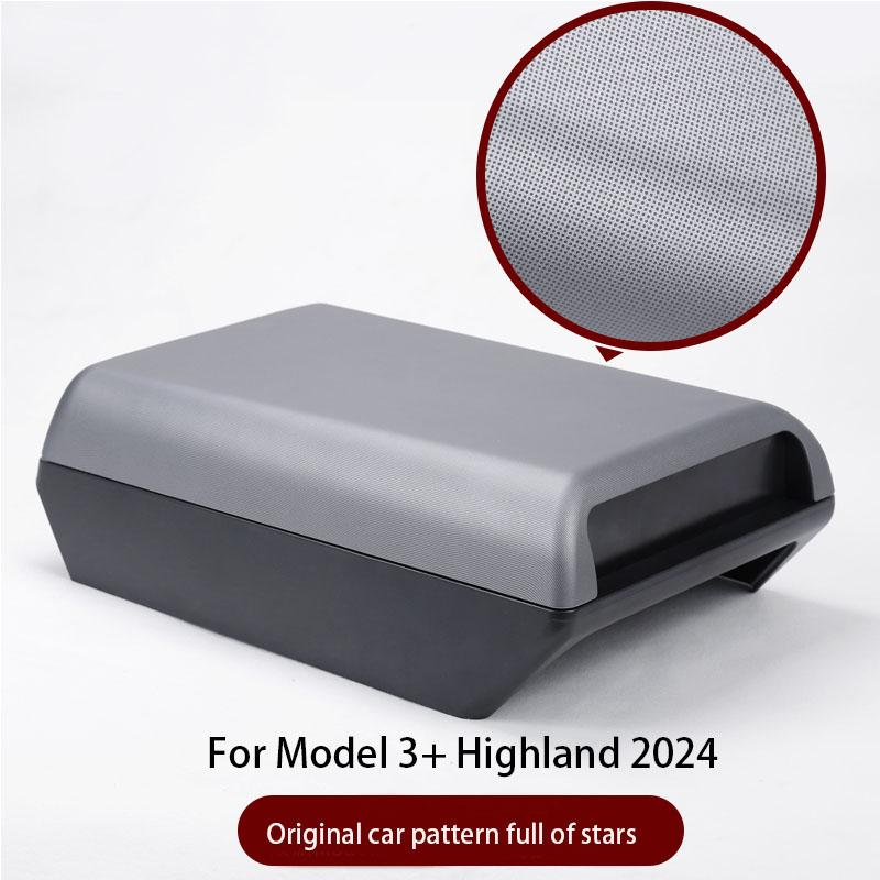 For Tesla Model Y Juniper 2026 Accessories Armrest Protector Box Cover Black Soft Suede Center Console Panel Pad Model 3/Y 2021