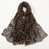 Spring and Autumn New Plant Flower Printing Versatile Bali Yarn Cotton and Linen Feel Scarf Elegant Sunscreen Shawl Women