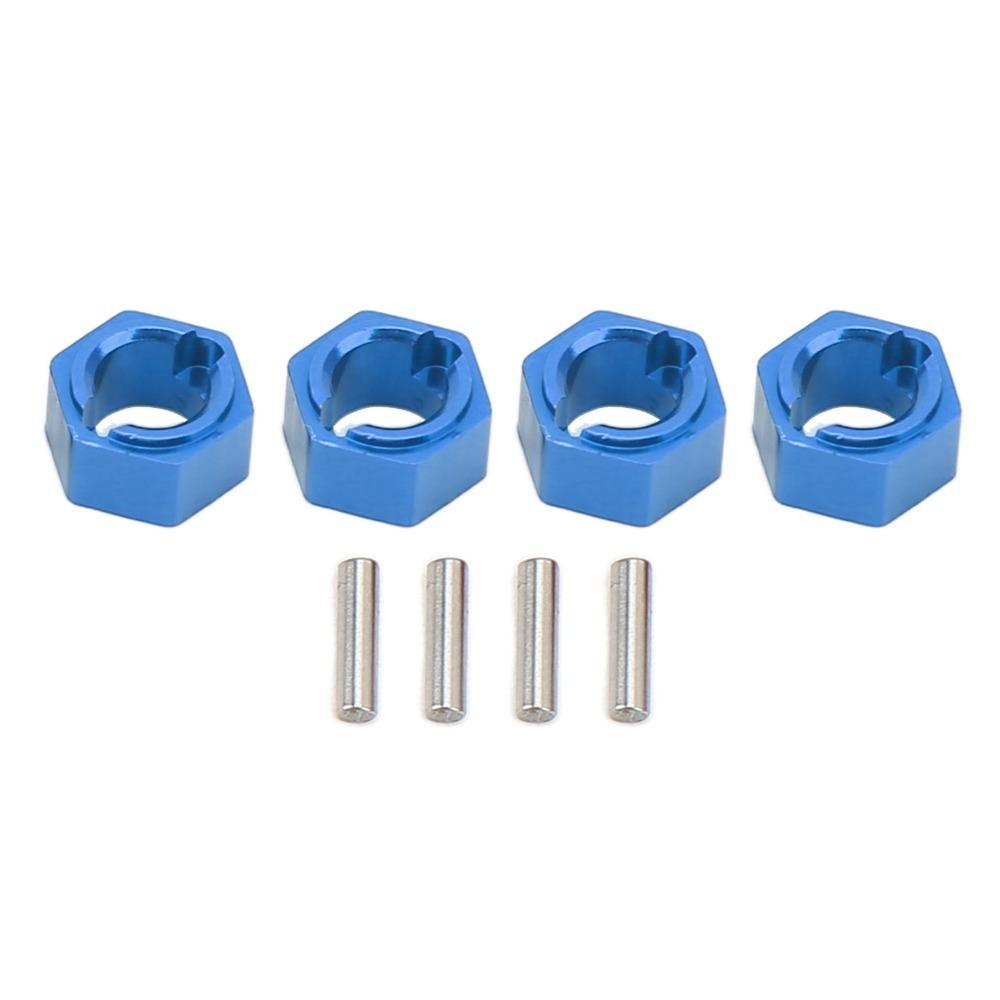 4Pcs Easy Installation 7mm Hex Wheel Hubs Adapter for FMS FCX24 1/24 RC Car RC Off-Road Car