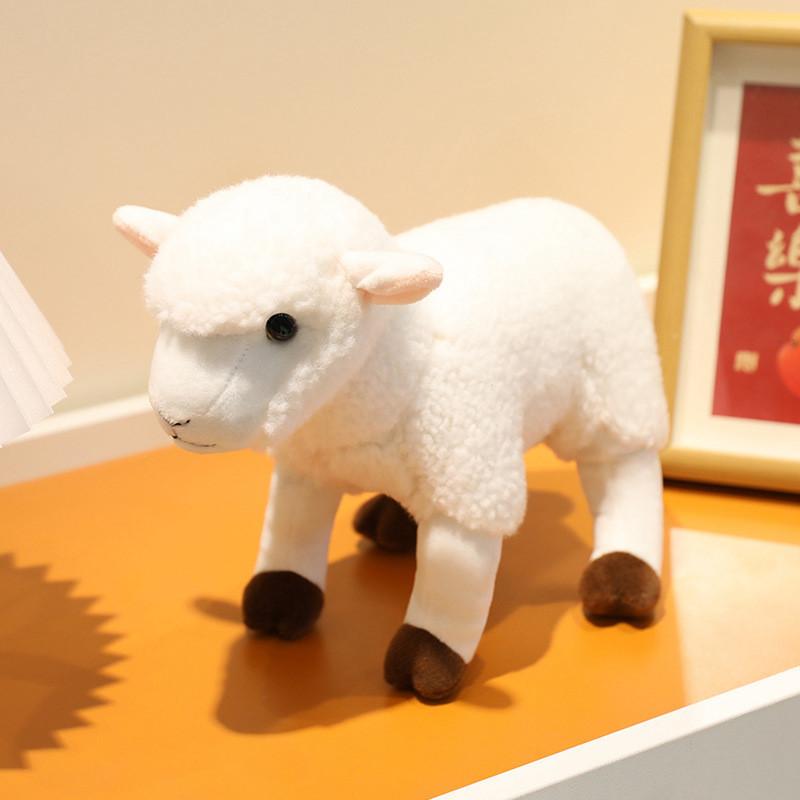 Sheep White Black Cute Animal Plush Toy Room Decoration Children Gift Birthday