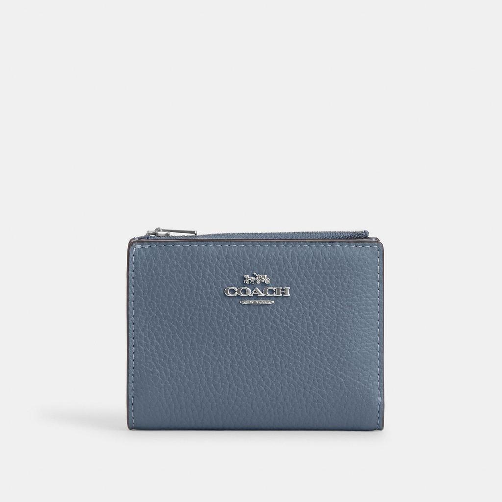 Coach Bifoldová peněženka Stříbrná Křída