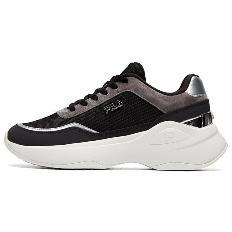 

New FILA Cushioned Wear Resistant Height Increasing Low Top Casual Shoes Women s Black Gray F12W114208FBQ 38.5