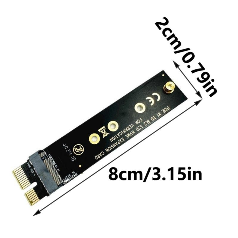 Fast Speed PCIE3.0 1X 16X Adapter Card for M.2 NVME Soilid Disks Testing on 1X/16X Slots Without Chip Required