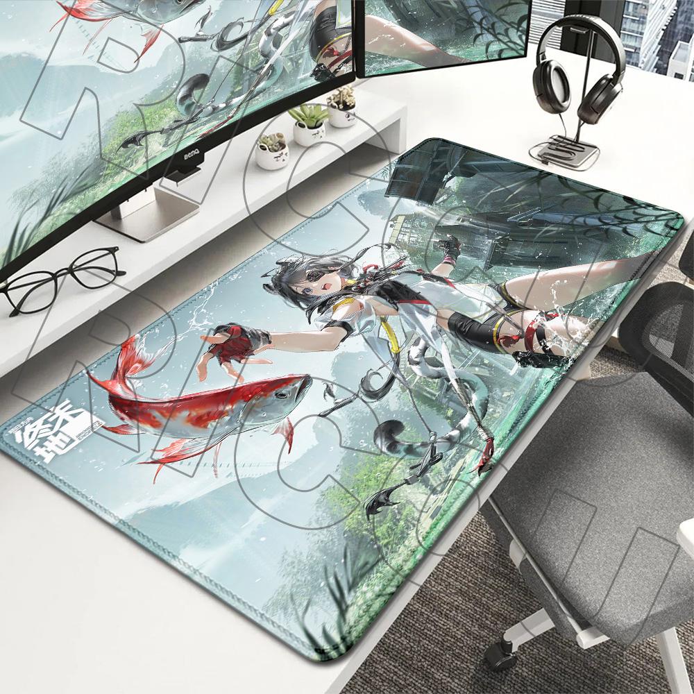 Anime Mädchen Kawaii Spiel Arknights Endfield Tangtang Mauspads Rutschfeste Gummi Gamer Computer Schreibtischmatte Laptop Büro Großer Teppich