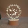 New Product Ideas 2024 Note Board Creative Led Night Light Usb Message Bo 3d Night Light Gift Set Items