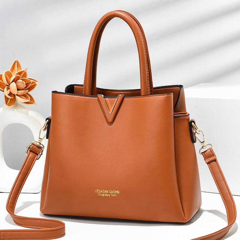 Шикарная Весенне-Летняя Сумка на Плечо Модная Женская Сумка через Плечо 2023 Новый Корейский Стиль Простая Модная Сумка жёлтый