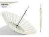 24-Rib Windproof Extra-Large Automatic Umbrella, Long Handle, for Men and Women, Customizable Logo