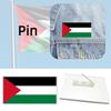 Gaza Palestine Flag Brooch Pin Acrylic Badge Clothes Accessories Gift Souvenir