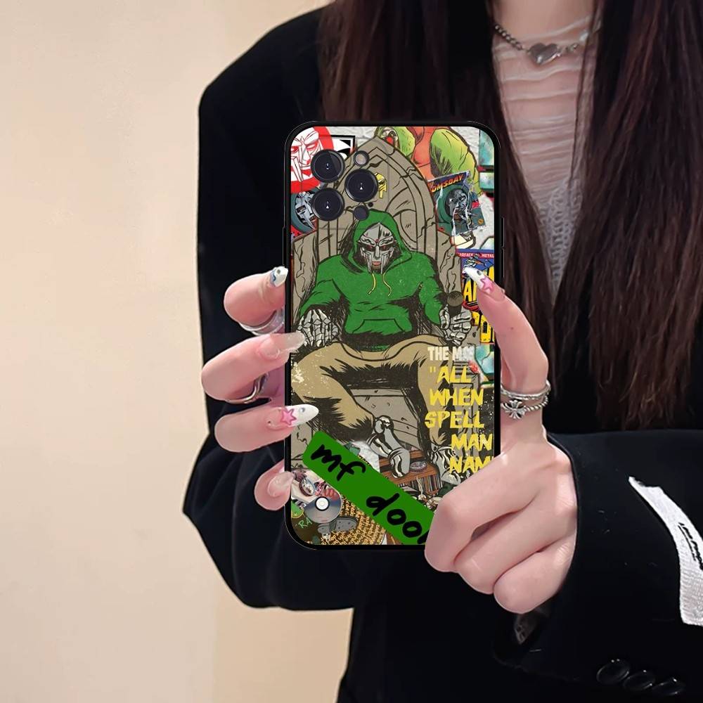 

MF-DOOM Rapper Soft Back Phone Cover Case For IPhone 17 16 Pro Max 15 12 11 16e 13 Mini 14 15 Plus iPhone 12pro max