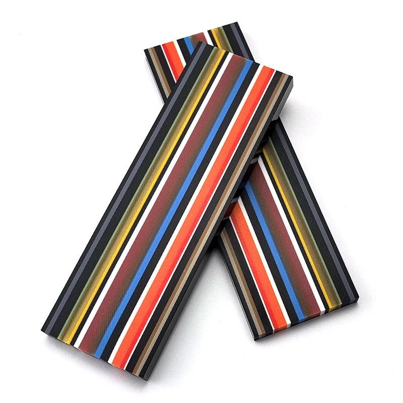 2 Sizes Candy / Flag Colors G10 Materials Knife Handle DIY Making Outdoor EDC Tools Grip G-10 Colorful Composite Boards Patch