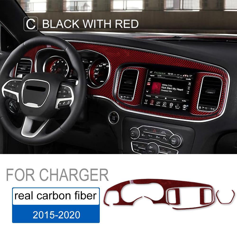 

Real Carbon Fiber for Dodge Charger 2015 2016 2017 2018 2019 2020 2025 2025 2025 Interior Trim Car Speedometer Frame Sticker